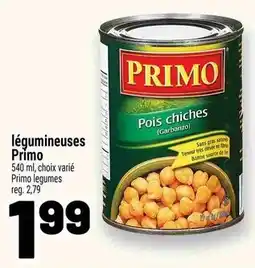 Metro Primo pois chiches offer