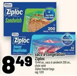 Metro Ziploc sandwich bags offer