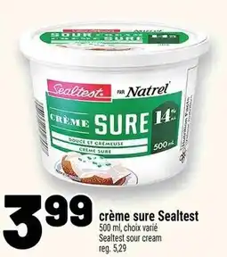 Metro Sealtest crème sure offer