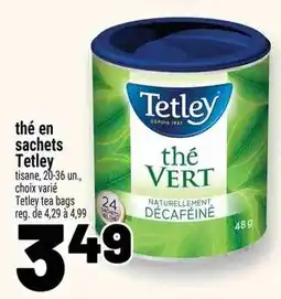 Metro Tetley thé en sachets offer