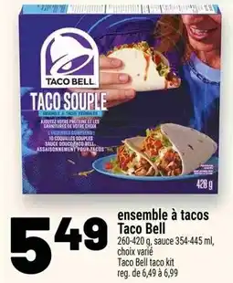 Metro Taco Bell taco kit offer