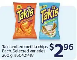 Walmart Takis rolled tortilla chips offer