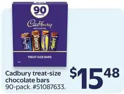 Walmart Cadbury treat-size chocolate bars offer