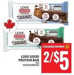 Food Basics Love Good Protein Bar offer