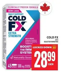 Food Basics Cold FX extra strength offer