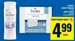 Food Basics Ivory body wash offer