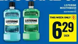 Food Basics Listerine mouthwash offer