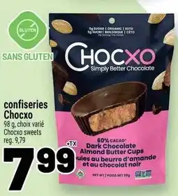 Metro Chocxo dark chocolate almond butter cups offer