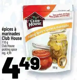 Metro Club House pickling spice offer