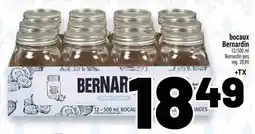 Metro Bernardin bocaux offer