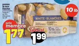 Metro white potatoes offer