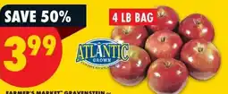 No Frills Atlantic grown farmer's market gravenvstein offer