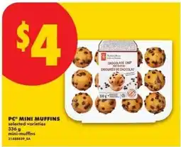 No Frills PC mini muffins offer