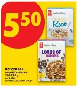 No Frills PC cereal offer