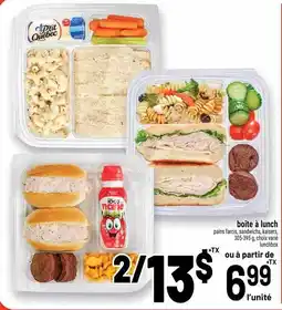 Metro boite à lunch offer