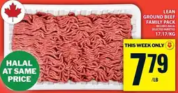 Food Basics Lean ground beef family pack offer