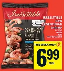 Food Basics Irresistible argentinian shrimp offer