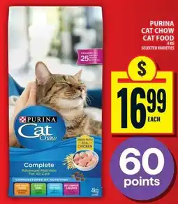 Food Basics Purina cat chow offer