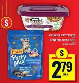 Food Basics Friskies cat treats beneficial dog food selected varieties offer