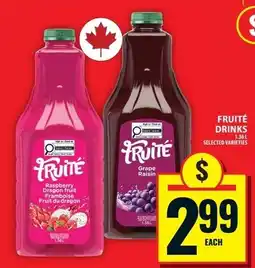 Food Basics Fruite fruit drinks offer