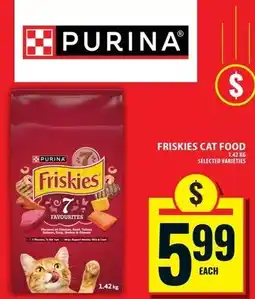 Food Basics Purina friskies cat food offer