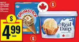 Food Basics Nestle real dairy ice cream offer