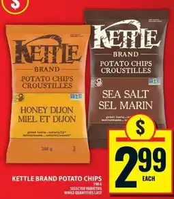 Food Basics Kettle brand potato chips offer