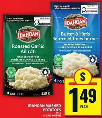 Idaohan mashed potatoes
