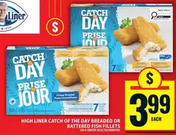 Food Basics High Liner catch of the day breaded or battered fish fillets offer