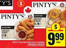 Food Basics Pinty's gluten free fully cooked breaded chicken offer