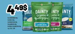 Metro Dainty organic biologique offer