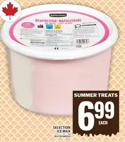 Food Basics Selection ice milk offer
