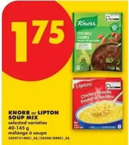 No Frills Knorr or Lipton soup mix offer