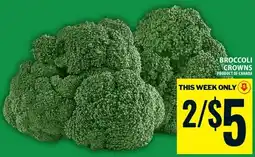 Food Basics Broccoli Crowns offer