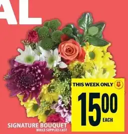 Food Basics Signature Bouquet offer