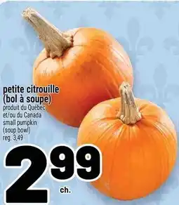 Metro petite citrouille (bol à soupe) offer