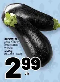 Metro aubergines offer