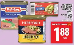 Food Basics Hereford luncheon meat offer