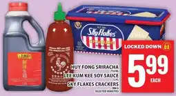 Food Basics Huy Fong Sriracha Lee Kum Kee Soy Sauce Sky Flakes Crackers offer