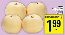 Food Basics Asian yellow pear offer