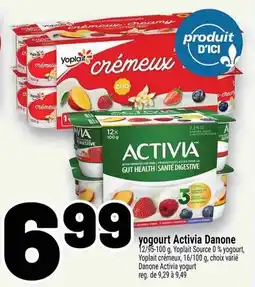 Metro Danone Activia yogurt offer