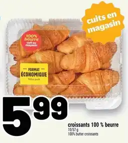 Metro croissants 100 % beurre offer