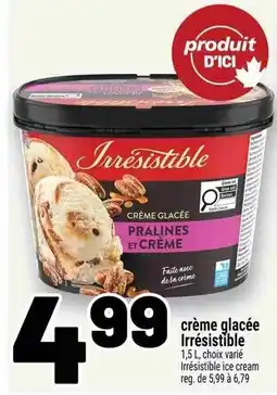 Metro Irresistible crème glacée pralines et crème offer