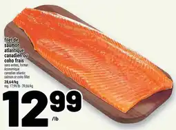Metro salmon or coho fillet offer