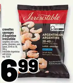 Metro Irresistible wild shrimp offer