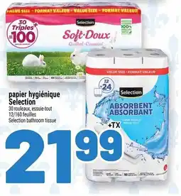 Metro Selection bathroom tissue offer