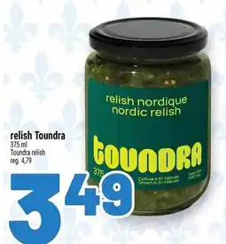 Metro toundra relish nordique offer