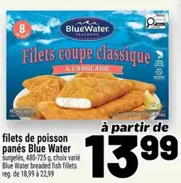 Metro Blue Water filets de poisson panés offer