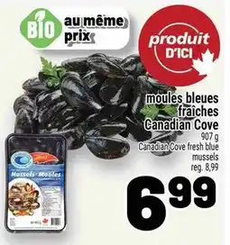 Metro Canadian Cove fresh blue mussels offer