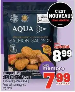 Metro Aqua croquettes de saumon offer